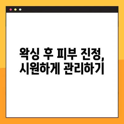 브라질리언 왁싱 후 모낭염 방지, 내돈내산 관리 세트 추천 | 꿀팁 공개!