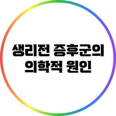 생리전 증후군의 의학적 원인